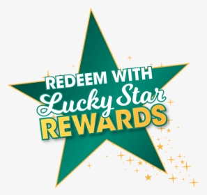 Redeem With Lucky Star Rewards Badge - Triangle, HD Png Download, Free Download