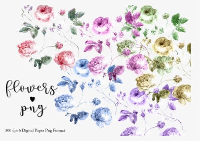 Transparent Rustic Flowers Clipart - Floral Rustic Pattern Png, Png Download, Free Download