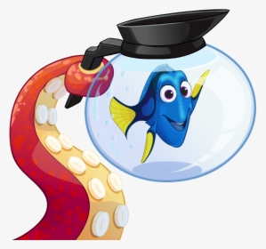 Hanks Tentacle Holding Dory In A Pot Of Water - Dory Clipart, HD Png Download, Free Download