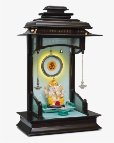 Ganesh Ji Handicrafts Home Temple/ Wooden Temple/ Pooja - Wooden Temple In Home, HD Png Download, Free Download