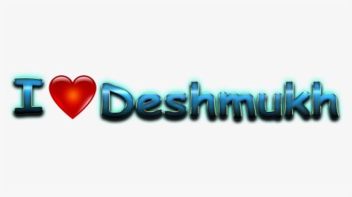 Deshmukh Love Name Heart Design Png - Graphic Design, Transparent Png, Free Download