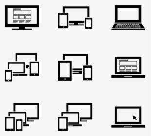 Laptop Vector Png - Screen Icons, Transparent Png, Free Download