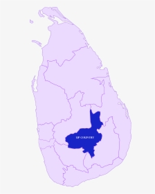 Up-country - Sri Lanka Map Large, HD Png Download, Free Download