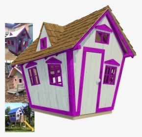 Outdoor Playhouse For Kids - Crooked House Kids, HD Png Download, Free Download