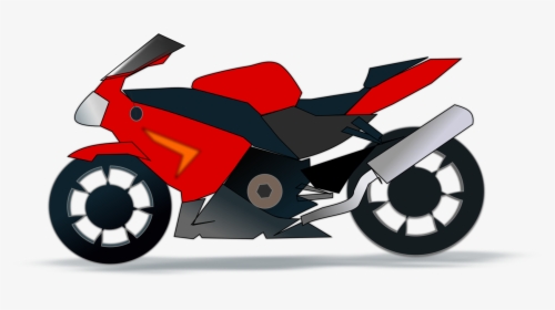 Red Motorcycle Clipart, HD Png Download, Free Download