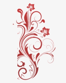 Black And White Flower Design, HD Png Download, Free Download