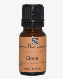 Breathe Deep Clove Essential Oil - Glass Bottle, HD Png Download, Free Download