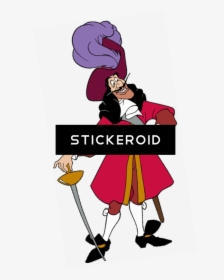 Transparent Captain Hook Png - Cartoon, Png Download, Free Download