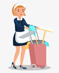 Cleaning Service Worker Cartoon Png , Transparent Cartoons - Cleaning Service Worker Cartoon Png, Png Download, Free Download