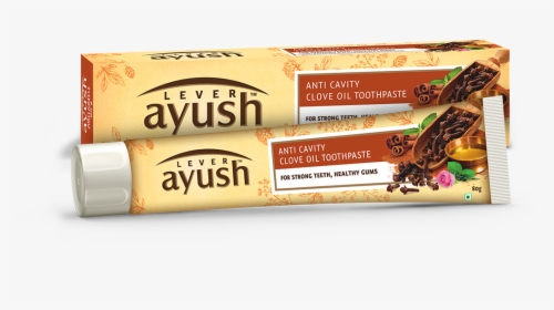 Lever Ayush Anti Cavity Clove Oil Toothpaste 120g, HD Png Download, Free Download