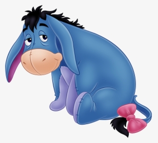 Hello Clipart Cartoon Character - Eeyore Winnie The Pooh Characters, HD Png Download, Free Download