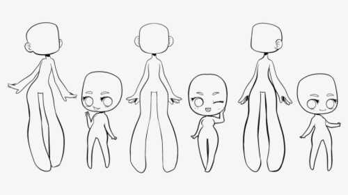 Character Base Lineart Character Base Line Art Hd Png Download
