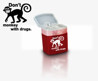 Don"t Monkey With Drugs Main - Bottle, HD Png Download, Free Download