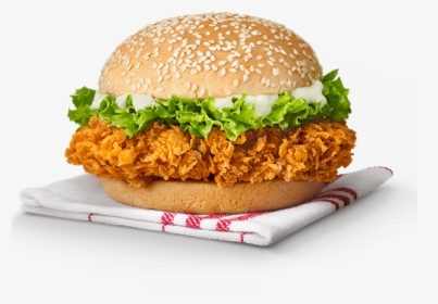 Wtf Only For A - Zinger Burger Pics Hd, HD Png Download, Free Download