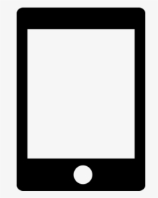 Tablet Icon Png Vector - Mobile Black & White, Transparent Png, Free Download