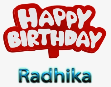 Radhika Name Png Ready-made Logo Effect Images - Happy Birthday Farhan, Transparent Png, Free Download