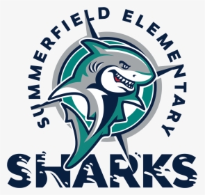 Sharklogosquare - Summerfield Sharks, HD Png Download, Free Download