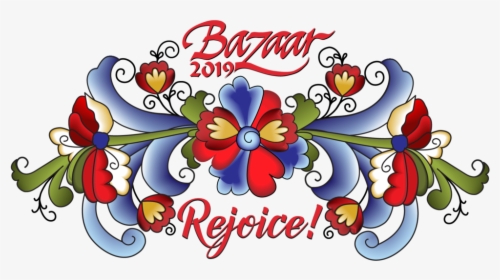 Bazaar 2019 Logo Square - Floral Design, HD Png Download, Free Download