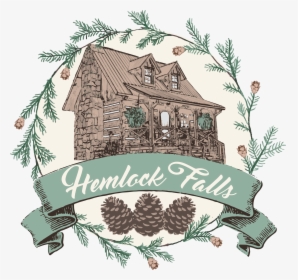 Hemlock Falls - Illustration, HD Png Download, Free Download