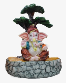Ganpati With Tree - Garden Gnome, HD Png Download, Free Download