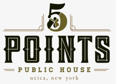 5 Points Public House Logo - Graphic Design, HD Png Download, Free Download