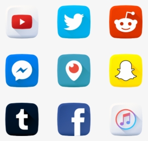 Apps Icons Png - Social Media Apps Logos Png, Transparent Png, Free Download
