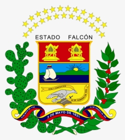 Escudo De Armas De Falcón - Bandera Y Escudo De Falcon, HD Png Download, Free Download