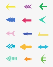 Arrow Direction Color Pointing Png And Vector Image - Graphic Design, Transparent Png, Free Download