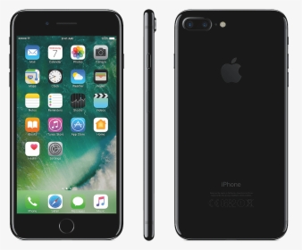 Apple Iphone 7 Plus Black - Iphone 7 Plus Jet Black, HD Png Download, Free Download