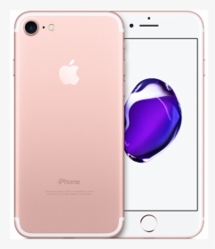 Apple Iphone 7 128gb - Verizon Iphone 7 Rose Gold, HD Png Download, Free Download
