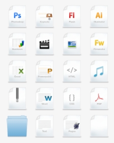 Filetype Icons Png - Carmine, Transparent Png, Free Download