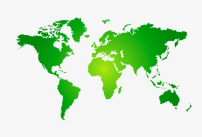 Green World Map Png, Transparent Png, Free Download