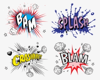Comic Book Onomatopoeia, HD Png Download, Free Download