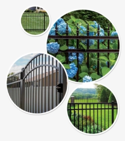 Ornamental Aluminum Landscape Fences - Gate, HD Png Download, Free Download