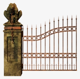 Download Gate Png Pic For Designing Purpose - Cemetery Gate Png, Transparent Png, Free Download