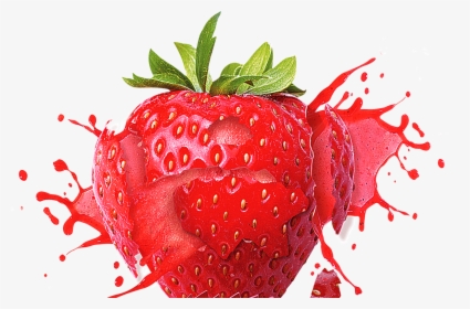 Strawberry Juice Png - Juicy Strawberry Png, Transparent Png, Free Download