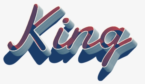King 3d Letter Png Name - King Name 3d Png, Transparent Png, Free Download