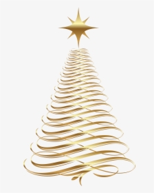 Arbolito De Navidad Png - Gold Christmas Tree Clip Art, Transparent Png, Free Download