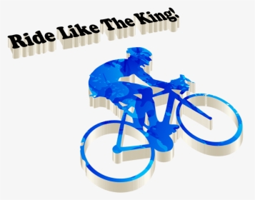 Ride Like The King Png Free Download - Hybrid Bicycle, Transparent Png, Free Download