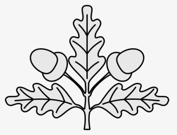Heraldic Oak Leaf Clipart , Png Download - Oak Tree In Heraldry, Transparent Png, Free Download