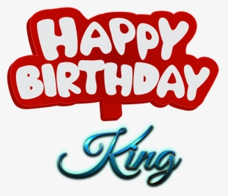 King Happy Birthday Name Logo - Happy Birthday King Png, Transparent Png, Free Download