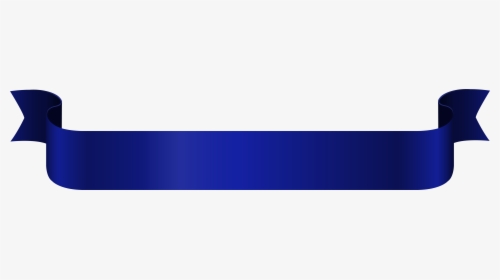 Banner Clip Navy Blue - Royal Blue Ribbon Banner, HD Png Download, Free Download