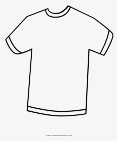 Polo Shirt Clipart Colouring - T Shirt For Coloring, HD Png Download, Free Download
