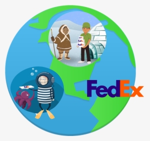 Fedex, Delivery, Fast, Anywhere, Cartoon, Digital Ad - Fedex, HD Png Download, Free Download