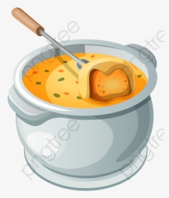 Sopa De Dibujos Animados Cuchara Alimentos Sopa Imagen - Dessin Fondue Savoyarde, HD Png Download, Free Download