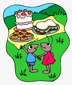 Family Picnic Clipart - Lille Persille Av Inger Hagerup, HD Png Download, Free Download