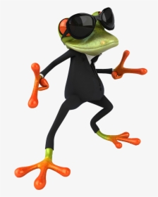 Dance Cartoon Illustration Frog Royalty-free Free Hq - Cool Frog, HD Png Download, Free Download