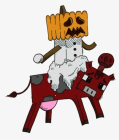 Snow Golem Mascot - Cartoon, HD Png Download, Free Download