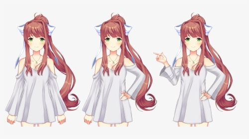 Emptymug - Monika After Story Sprites, HD Png Download