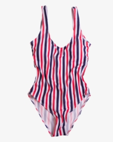 Swimsuit Png Aesthetic White Blue Stripes, Transparent Png, Free Download